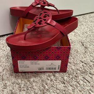 Tory Burch red sandal